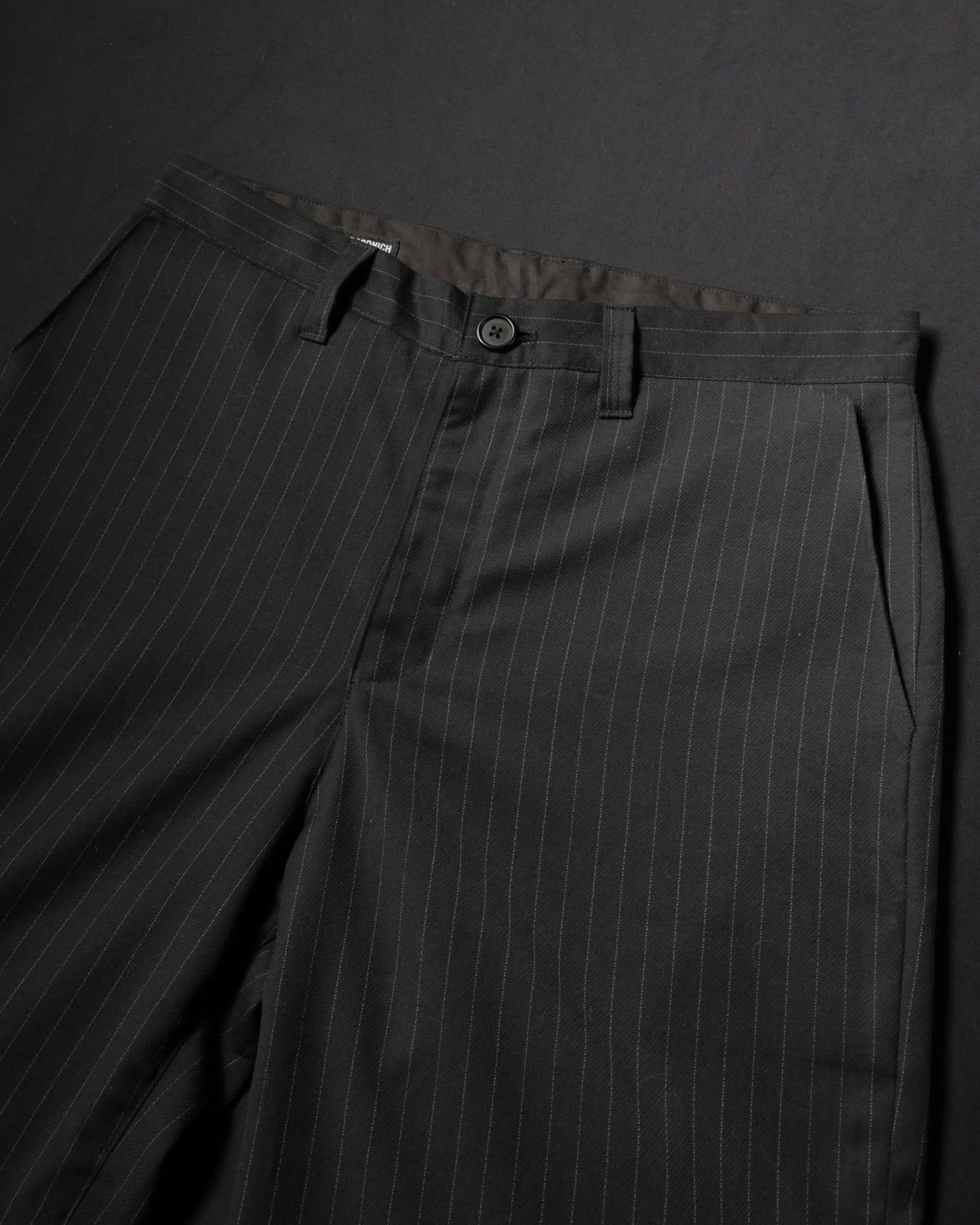 Wool Pinstripe Pants