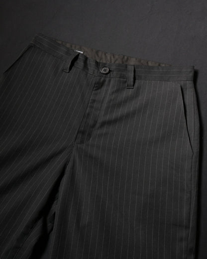 Wool Pinstripe Pants